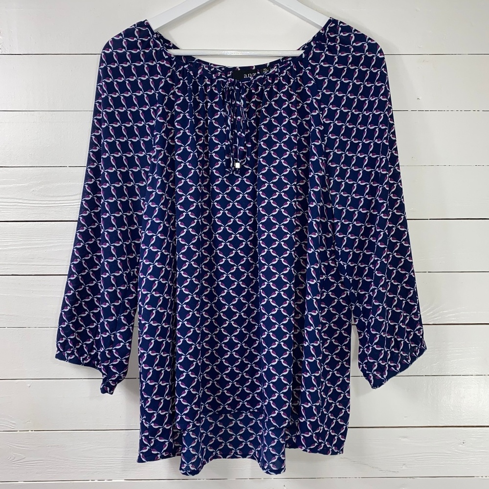 a.n.a. A New Approach blouse, sz XL